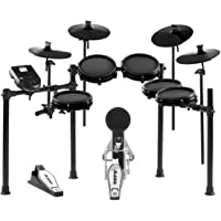 Los mejores  - Alesis Nitro Mesh Kit Bundle - Batería eléctrica de 8 piezas de malla + 2 parches adicionales- con 385 sonidos de…